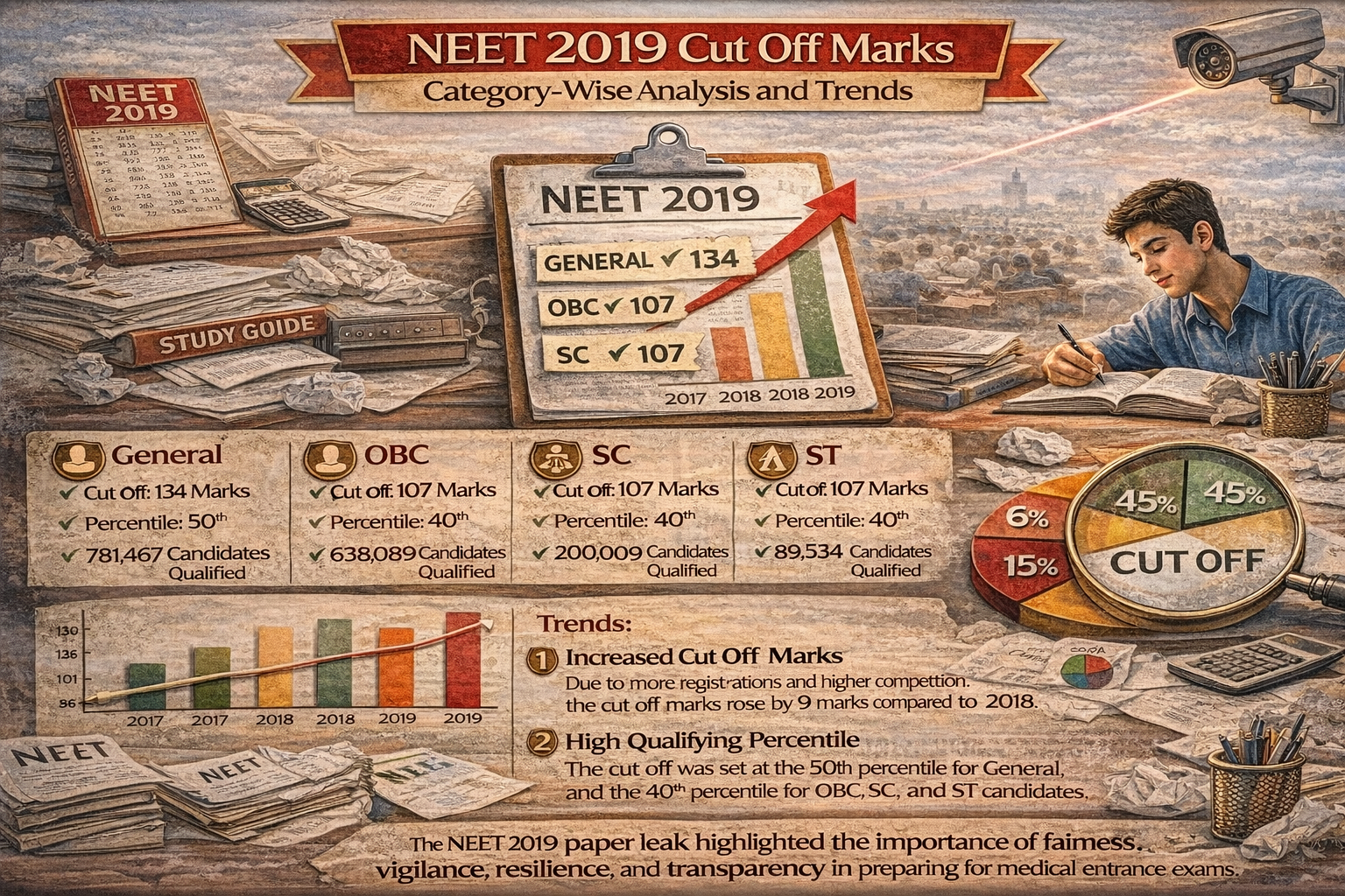 NEET 2019 Cut Off Marks: Category-Wise Analysis, Trends, and What It Means for Medical Aspirants